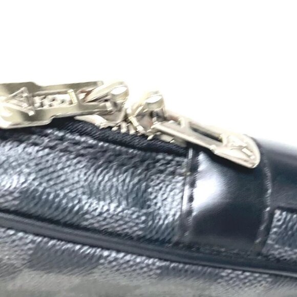 LOUIS VUITTON N41125 Damier Graphite Porto Document Voyage PDV Hand Bag Black - Picture 10 of 14